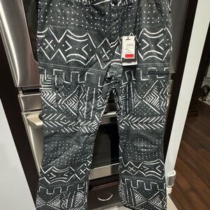 DC Black and White Patterned Pants